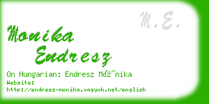 monika endresz business card